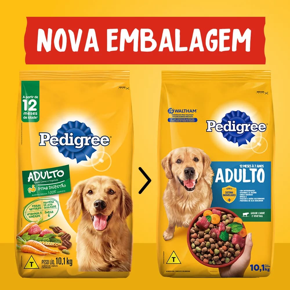 Ração Pedigree para Cães Adultos 15kg