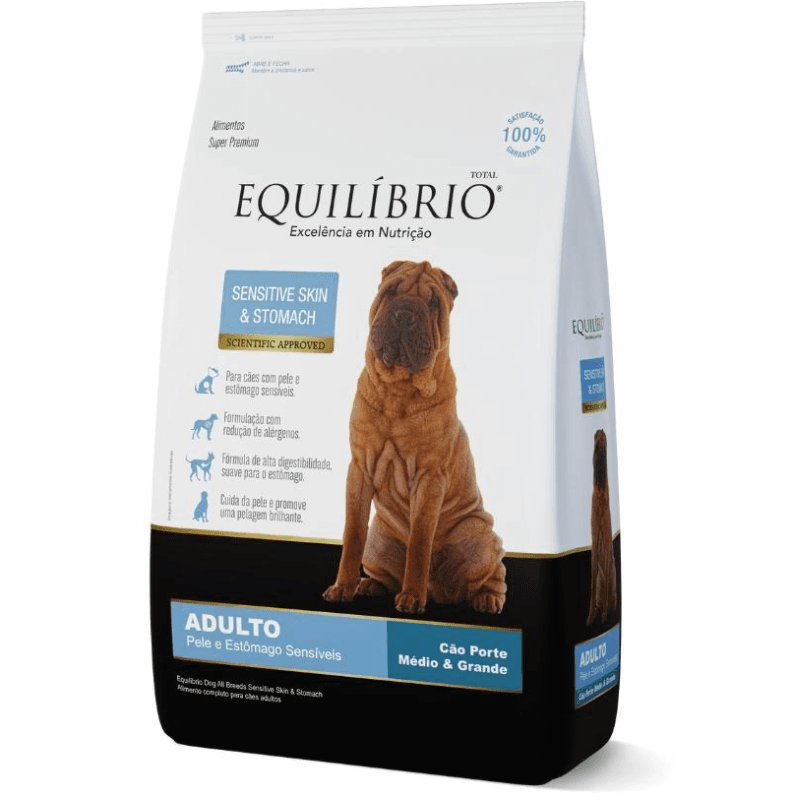 Ração Equilibrio para Cães Adultos 10kg