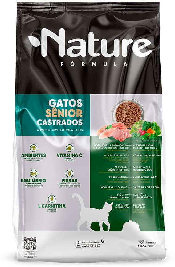 Ração Nutriara para Gatos Sênior 5kg