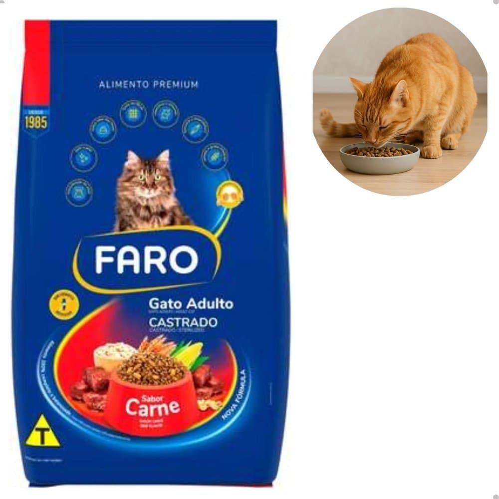 Ração Faro Natura Gatos 3kg