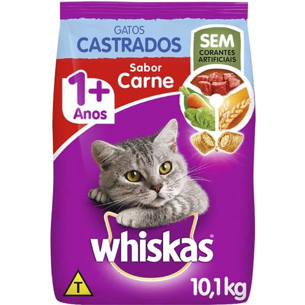 Ração Whiskas para Gatos Adultos 10kg
